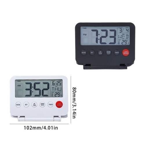Travel alarm clock with - alarm,