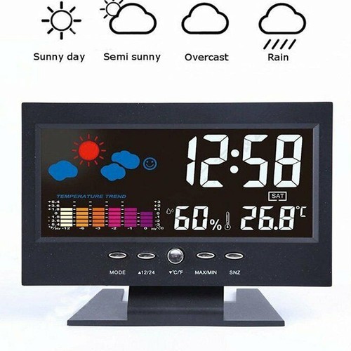 Black digital lcd desk - lcd, top