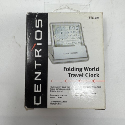 Collapsible travel alarm - travel,