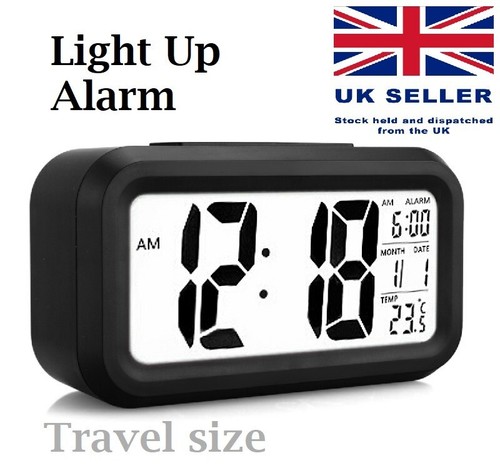 Digital alarm clock - digital, w/