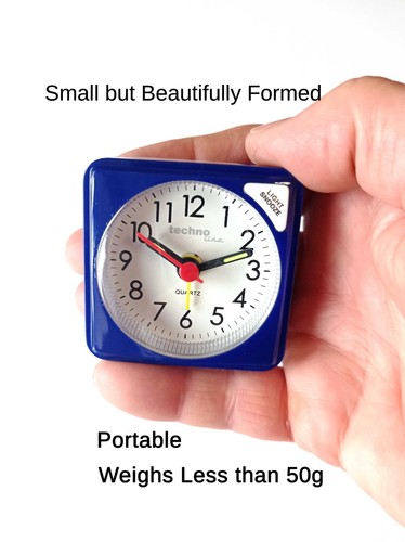 Travel alarm clock portable - clock,