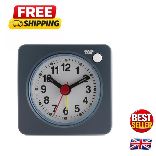 Silent travel alarm clock with - travel,