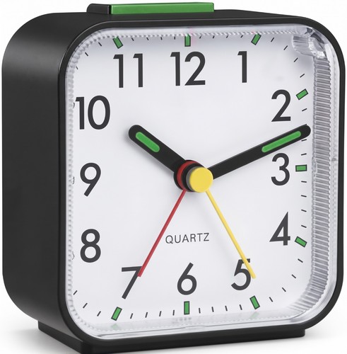 Small silent travel alarm - small,