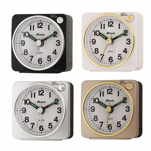 Ravel mini quartz travel alarm - ravel,