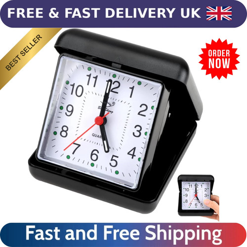 Folding travel alarm - folding, clock