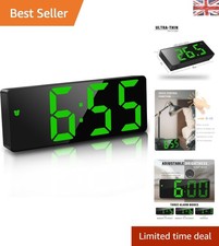 Non-Ticking LED Alarm Clock