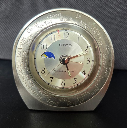 Atop time travel alarm - travel, clock