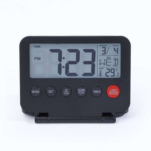 Travel alarm clock with - travel,