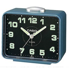 Travel Alarm Clock, Metallic