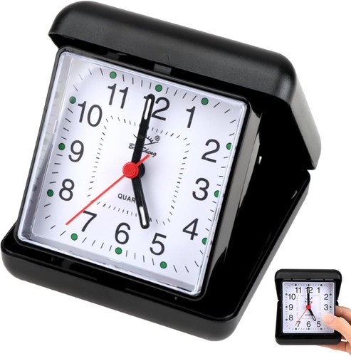 Folding travel alarm - travel, clock