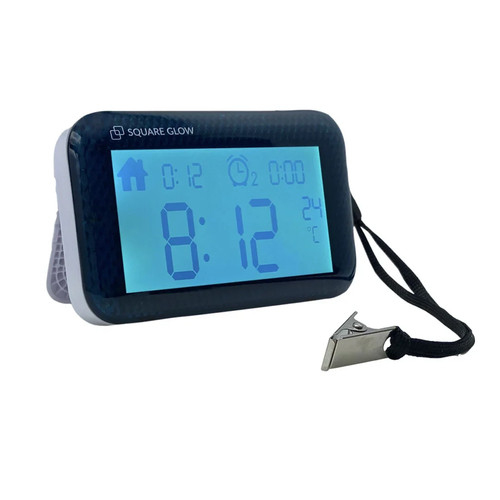 Squareglow travel alarm clock - squareglow,