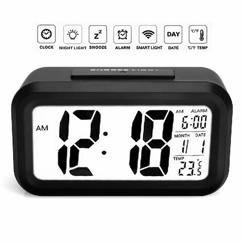 Digital alarm clock light - alarm,