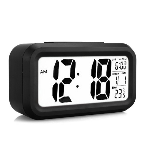 Digital alarm clock - digital, w/