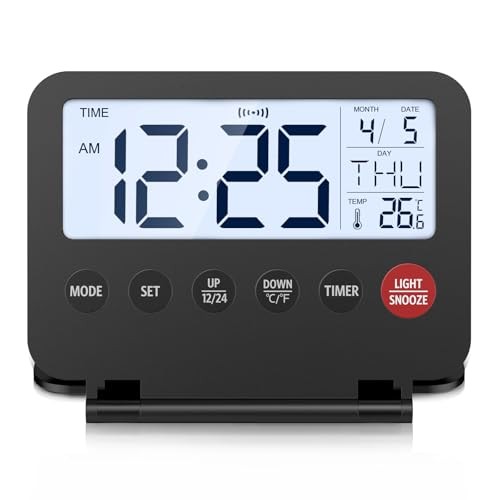 Digital travel alarm clock - alarm,